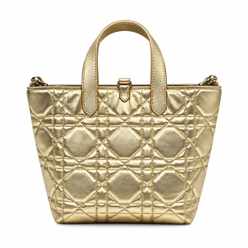 Dior Cannage Quilted Travel Shoulder Bag 23cm
