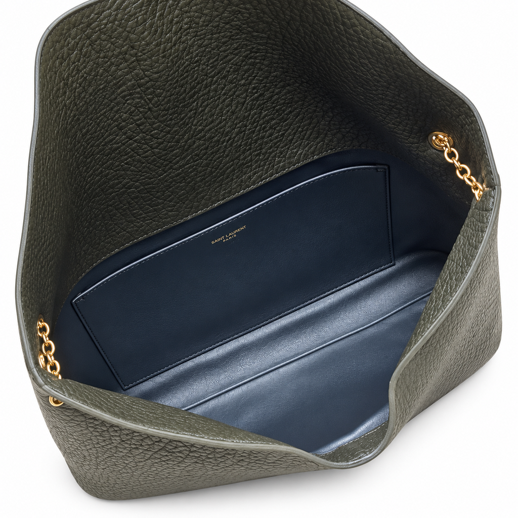 YSL Saint Laurent Envelope Chain Bag Dark Green
