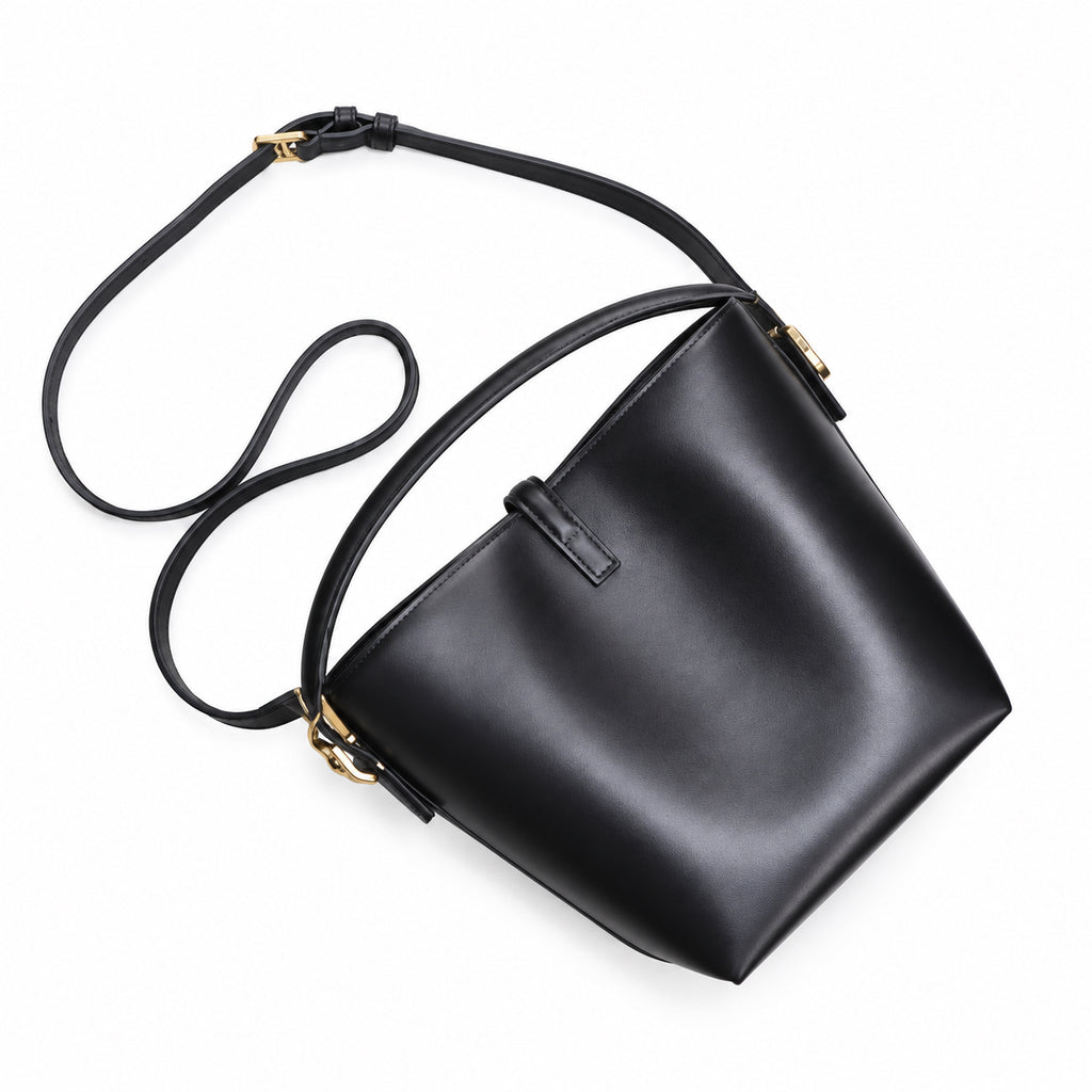 YSL Le 37 Bucket Bag – Black Smooth Leather