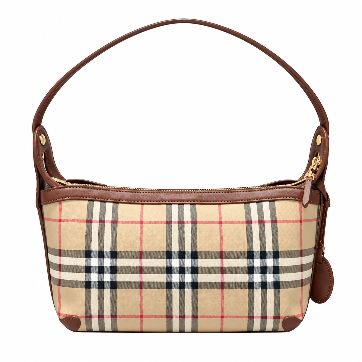 Burberry Refined Leather Shoulder & Crossbody Bag