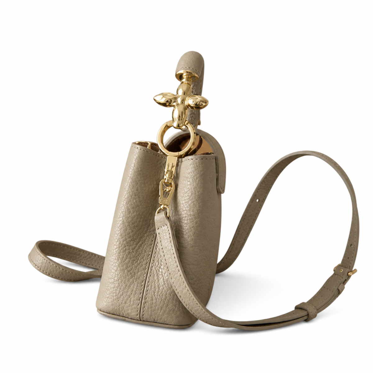 Louis Vuitton Capucines BB – Stone Grey Taurillon Flap