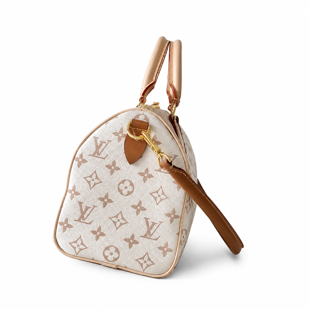 Louis Vuitton Speedy Bandouliere 25 – Cream Monogram