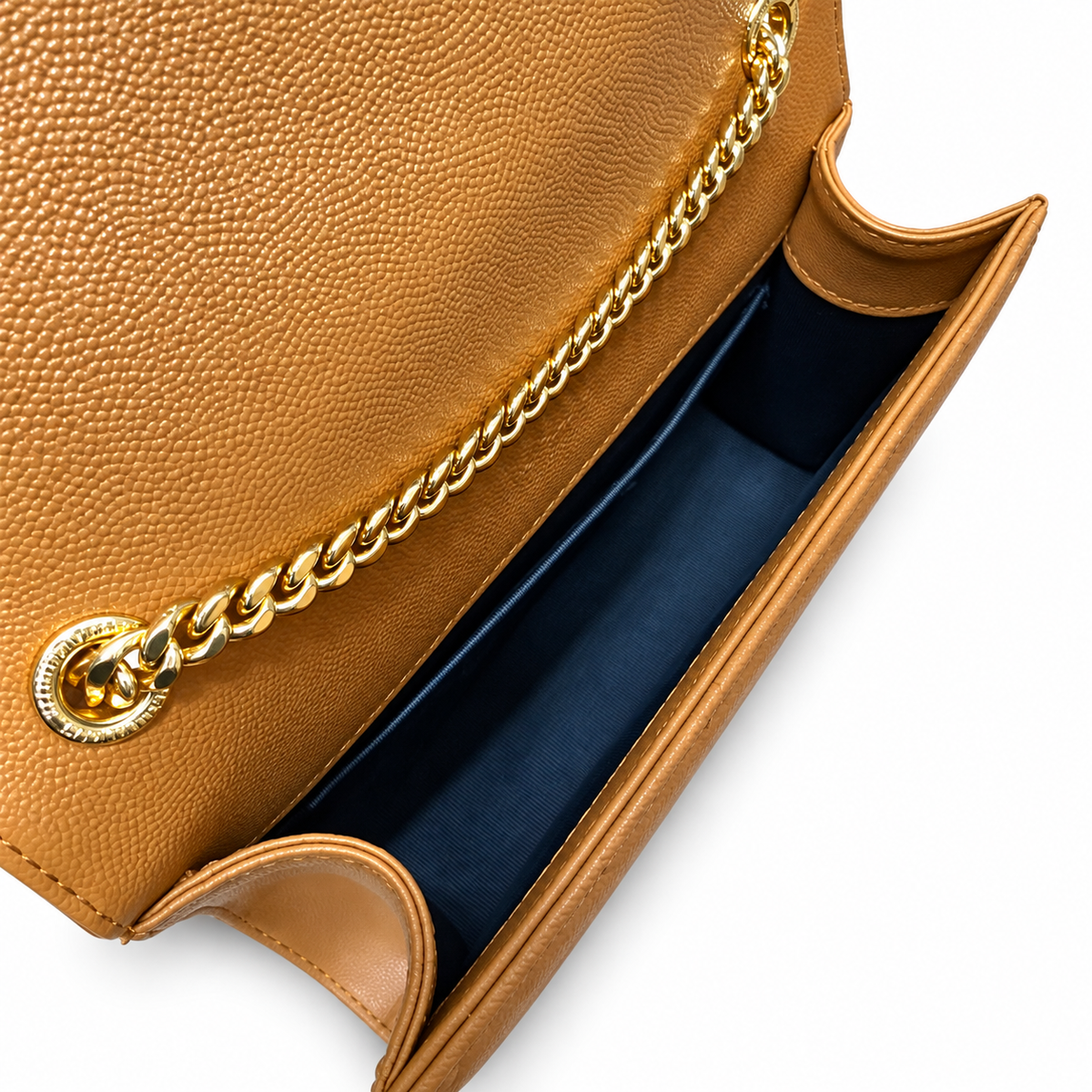 Saint Laurent YSL Envelope Bag – Camel Gold