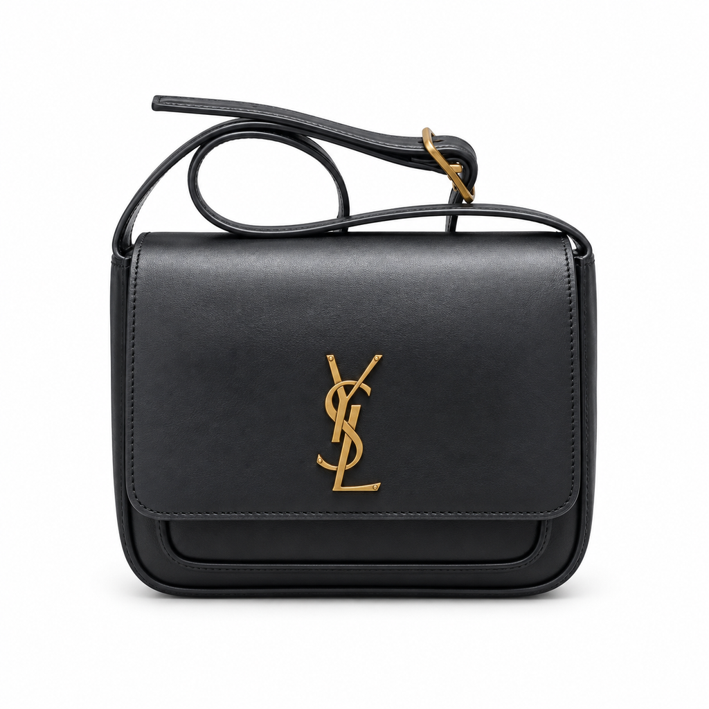 YSL Saint Laurent Solferino Crossbody Bag Black