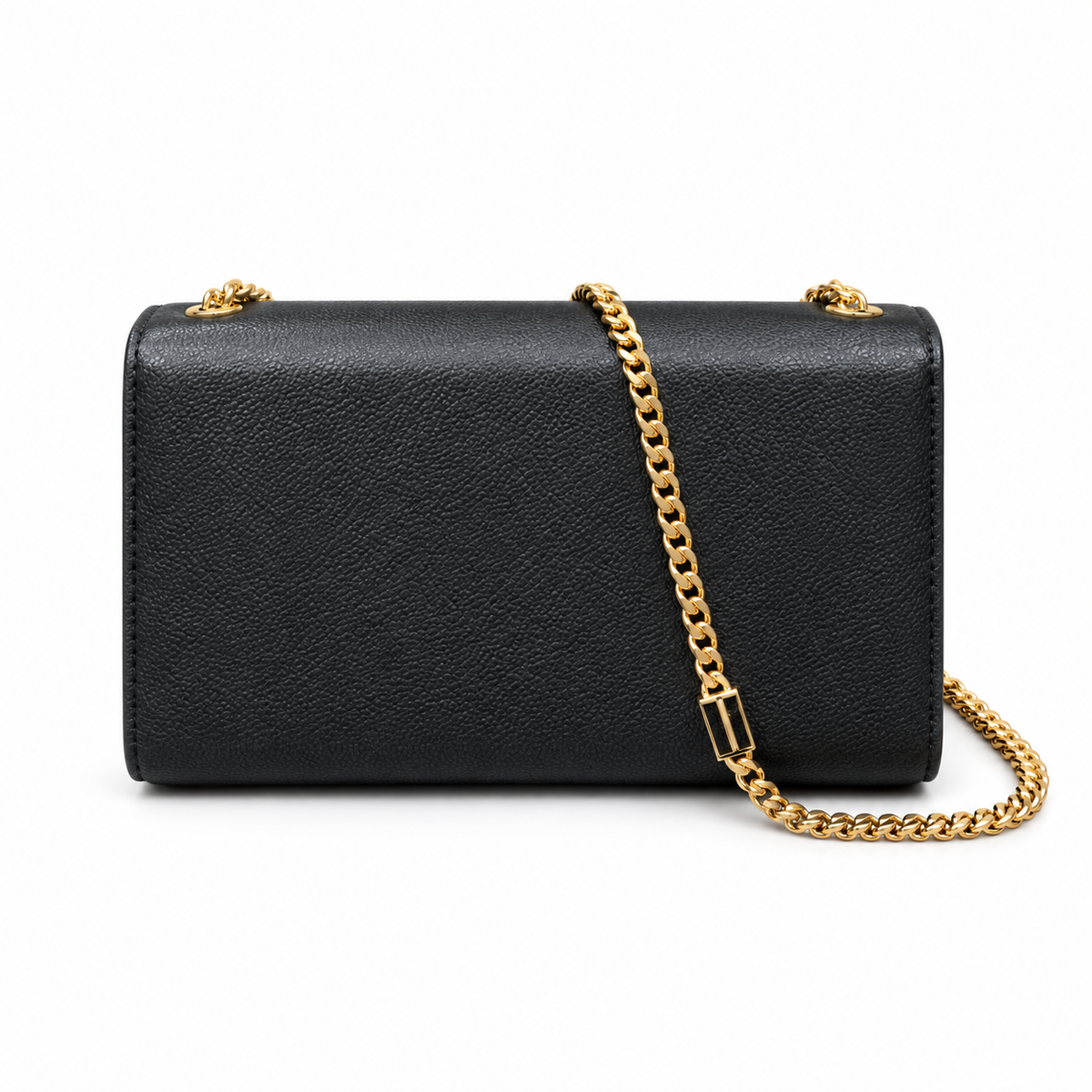 Saint Laurent YSL Kate Chain Bag – Black Grained Leather
