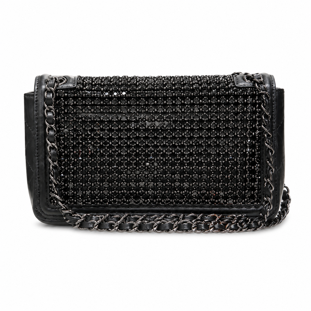 Chanel Classic Quilted Mini Vertical Flap Bag | CC Turn-Lock Chain Strap — 22.5cm
