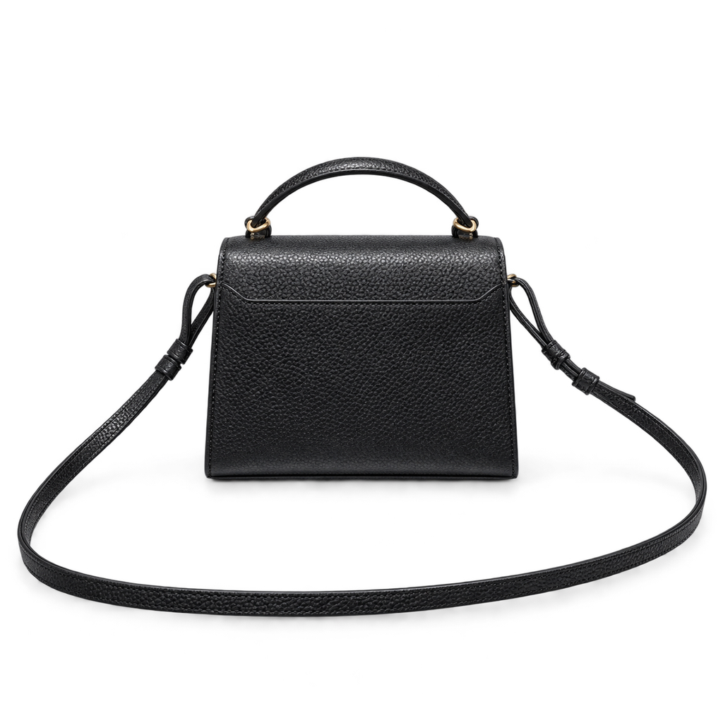 Saint Laurent Cassandra Mini – Black Epsom Leather Gold