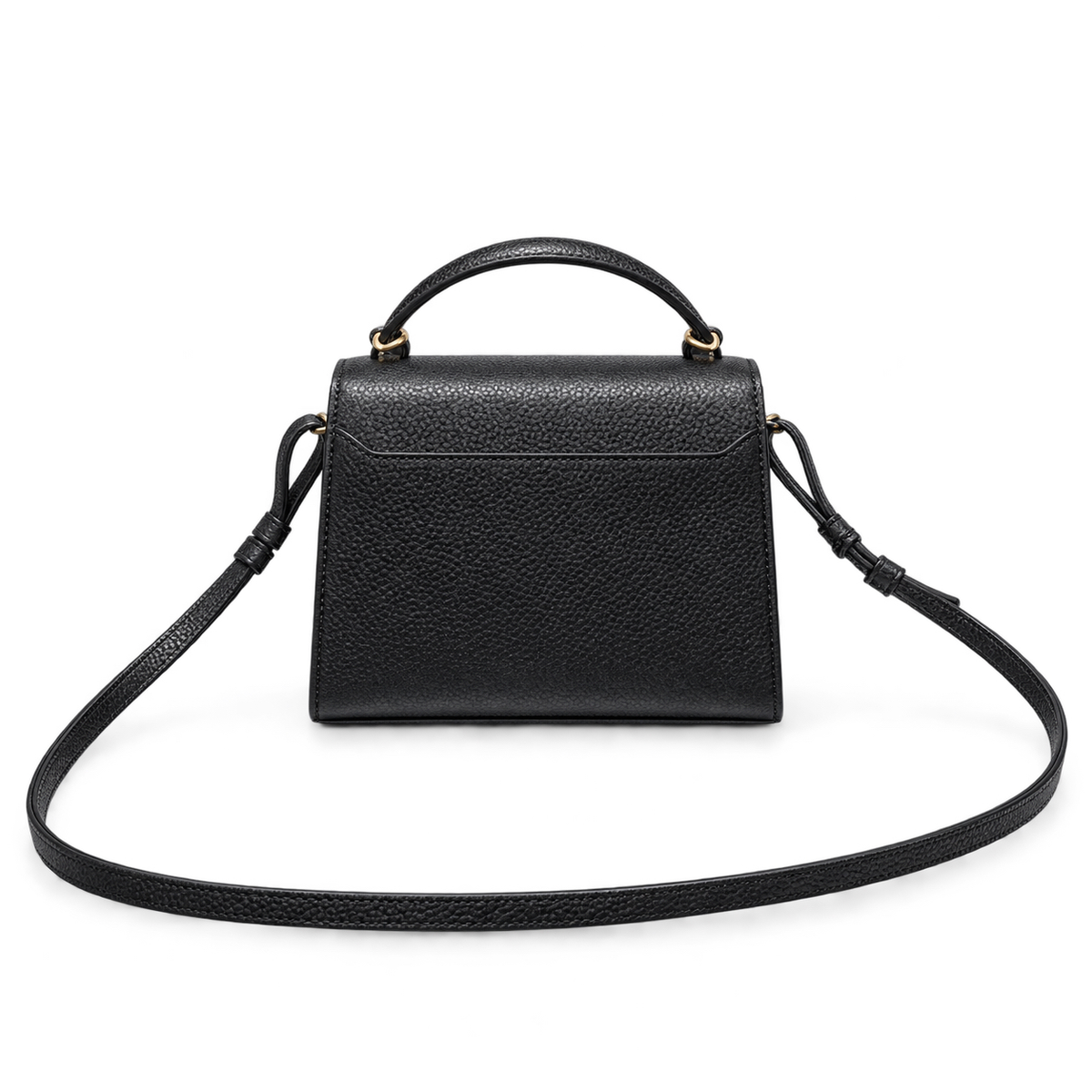 Saint Laurent Cassandra Mini – Black Epsom Leather Gold