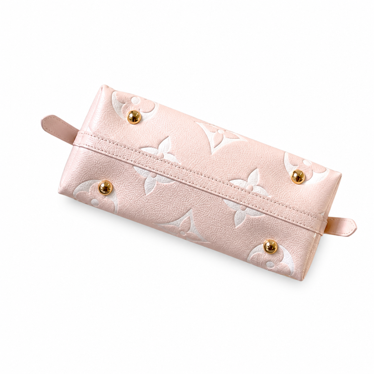 Louis Vuitton CarryAll PM Pink Empreinte Leather Shoulder Bag