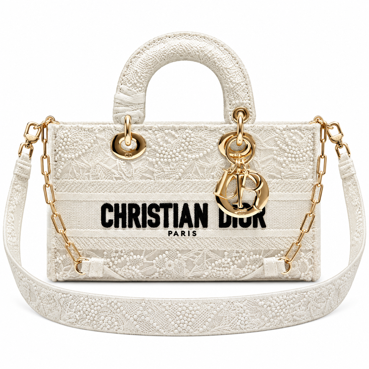 Dior Cannage Quilted Long Crossbody Bag 26cm