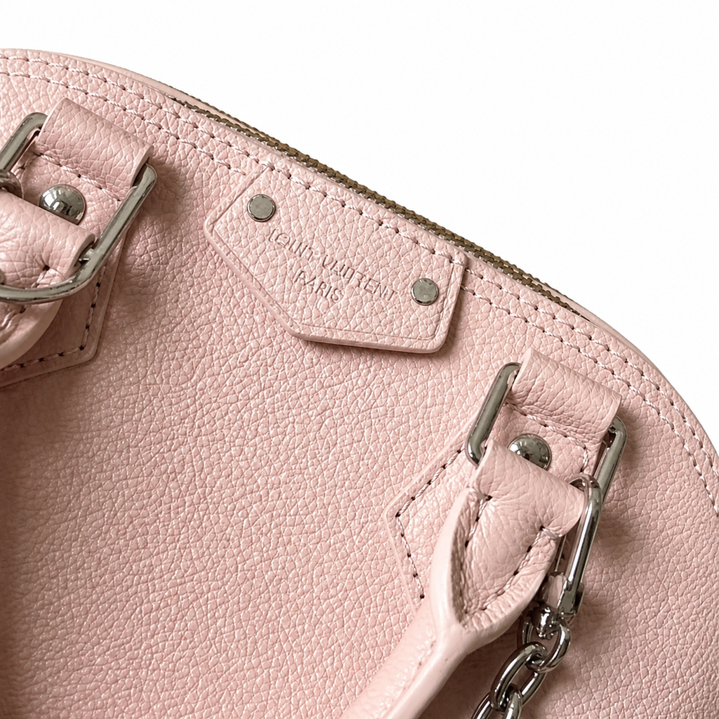 Louis Vuitton Alma BB – Pink Empreinte Silver Chain