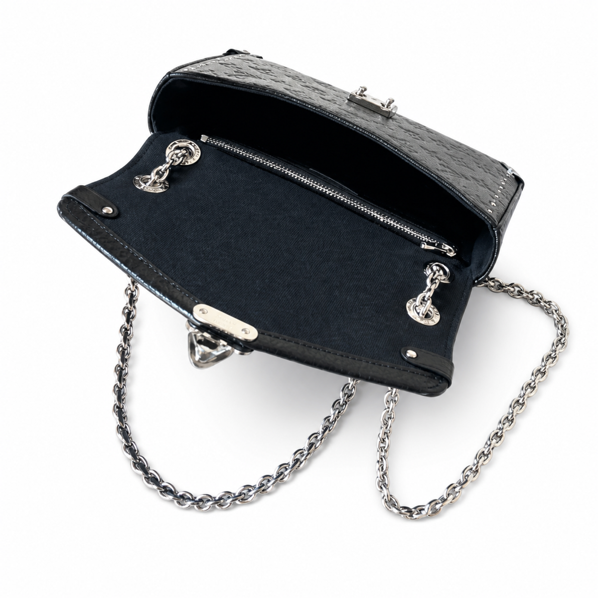 Louis Vuitton Monogram Vernis Chain Shoulder Bag – Black