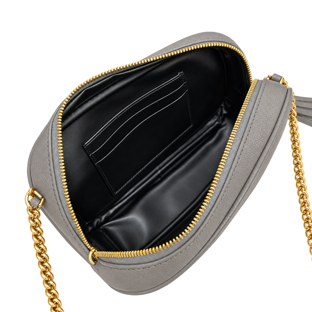 Saint Laurent YSL Lou Camera Bag – Grey Gold