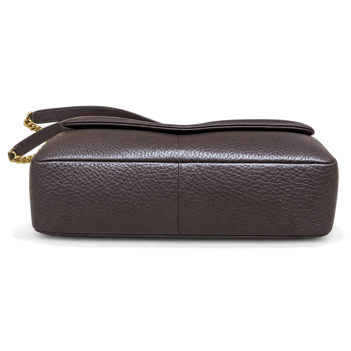 YSL Saint Laurent Envelope Large Chain Shoulder Bag Dark Brown
