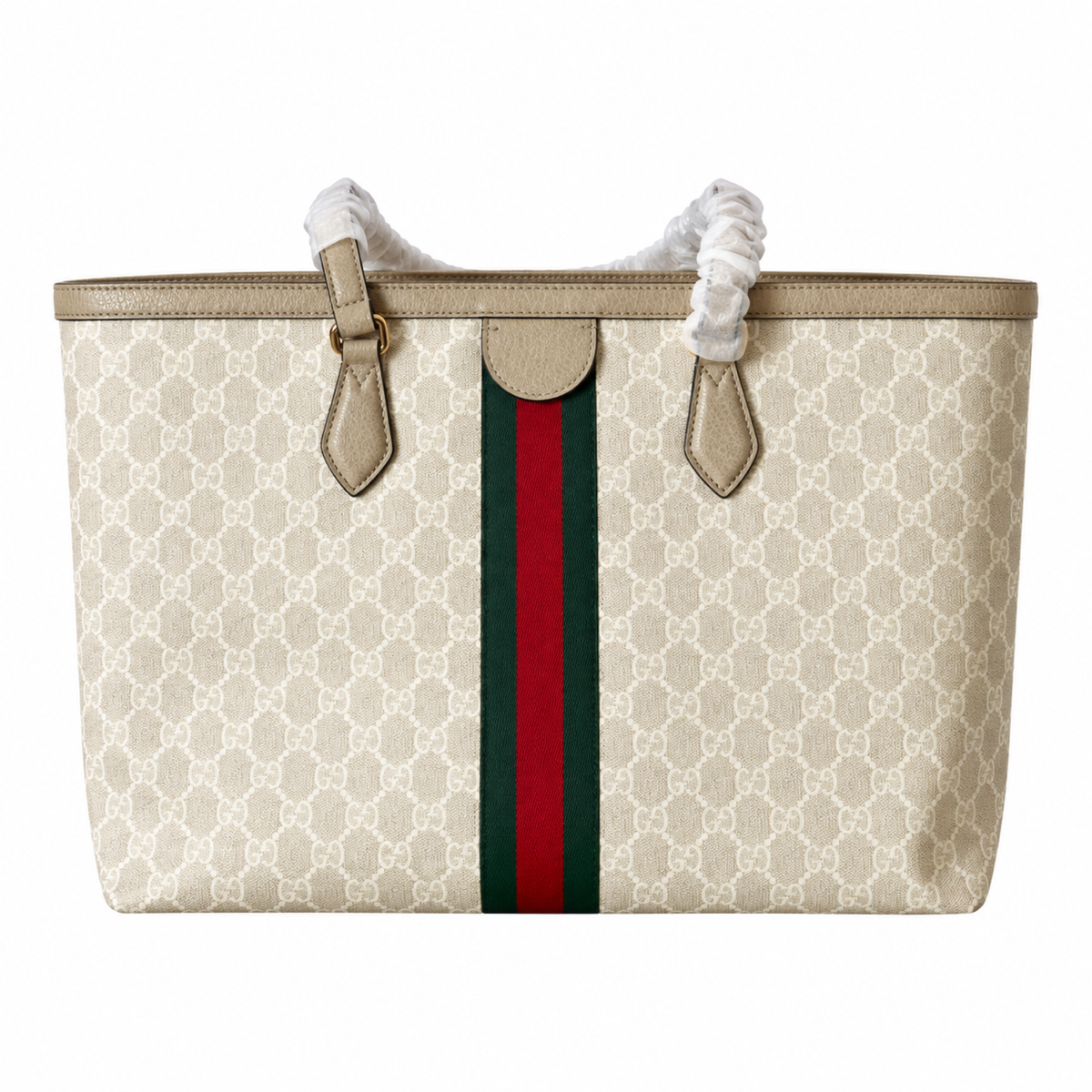 Gucci Ophidia GG Supreme Medium Tote Bag White