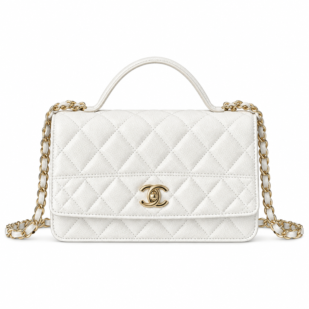 Chanel Quilted Evening Chain Bag 18.5cm