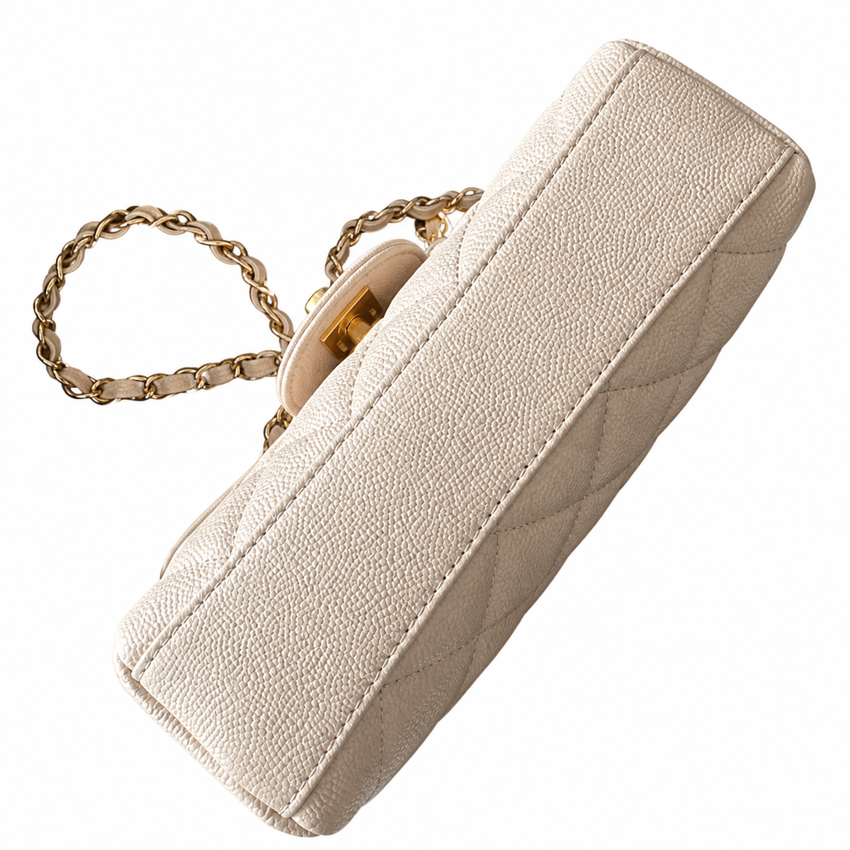 Chanel Mint Green Lambskin CC WOC | Gold Chain — 24cm
