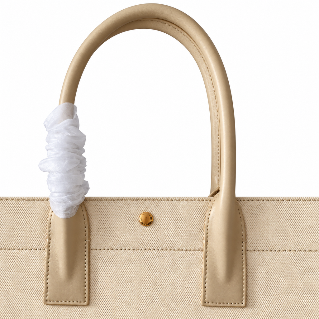 Saint Laurent Rive Gauche Tote – Natural Linen Beige