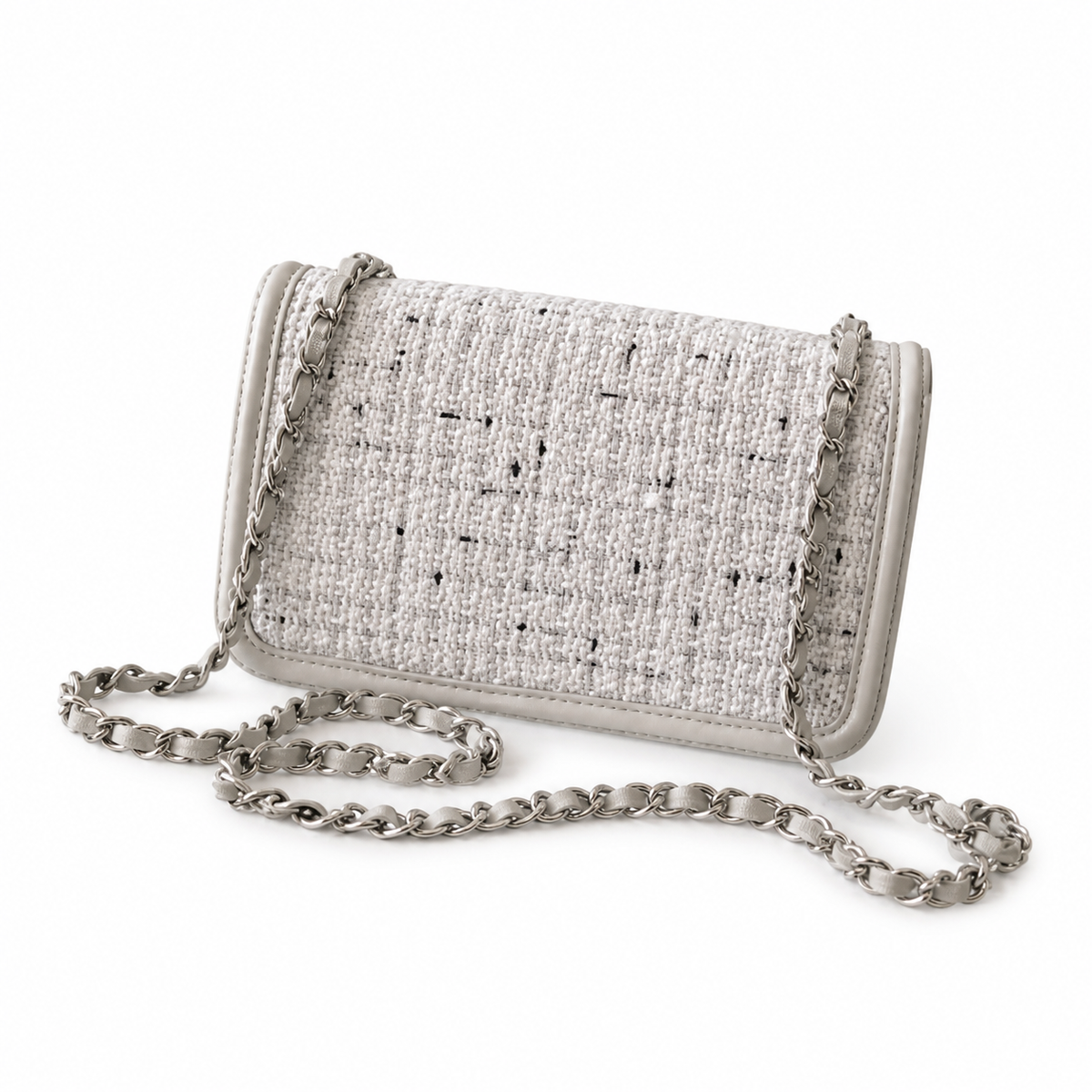 Chanel Quilted Leather Iconic Chain Flap Crossbody