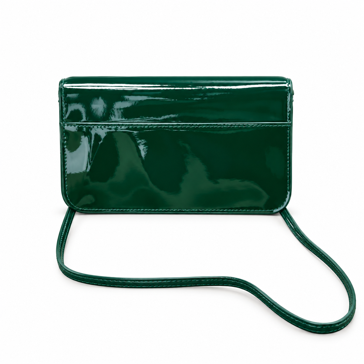Saint Laurent Kate Chain Wallet Bag in Emerald