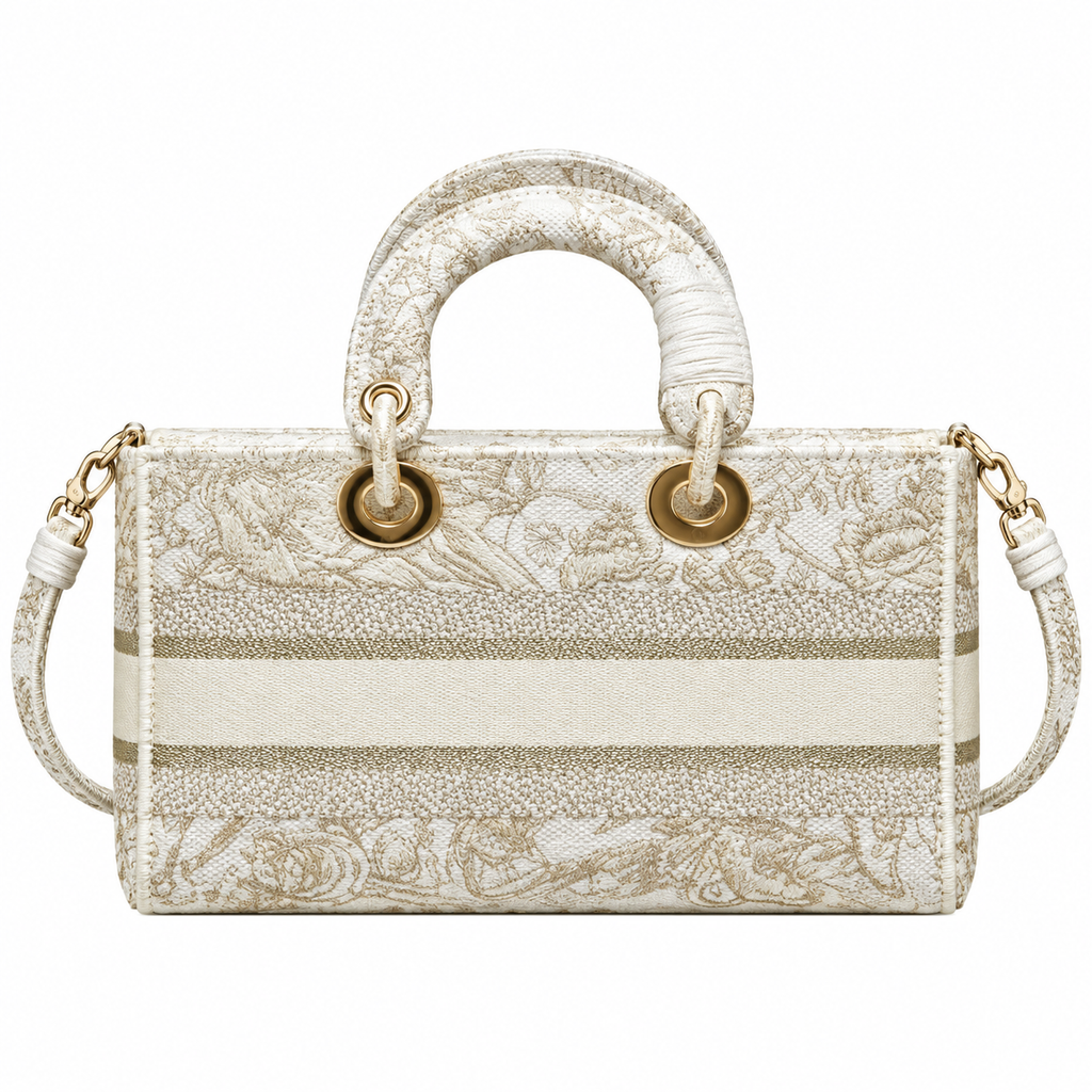 Dior Cannage Quilted Evening Top Handle Bag 26cm