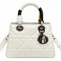 Dior Cannage Quilted Weekend Crossbody Bag 24cm
