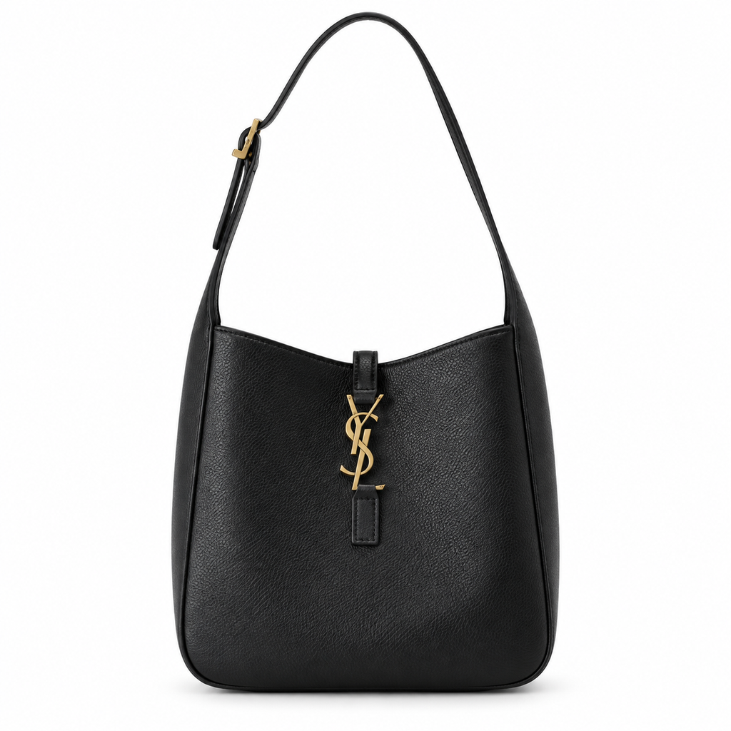 Saint Laurent YSL Le 5 à 7 Hobo – Black Gold