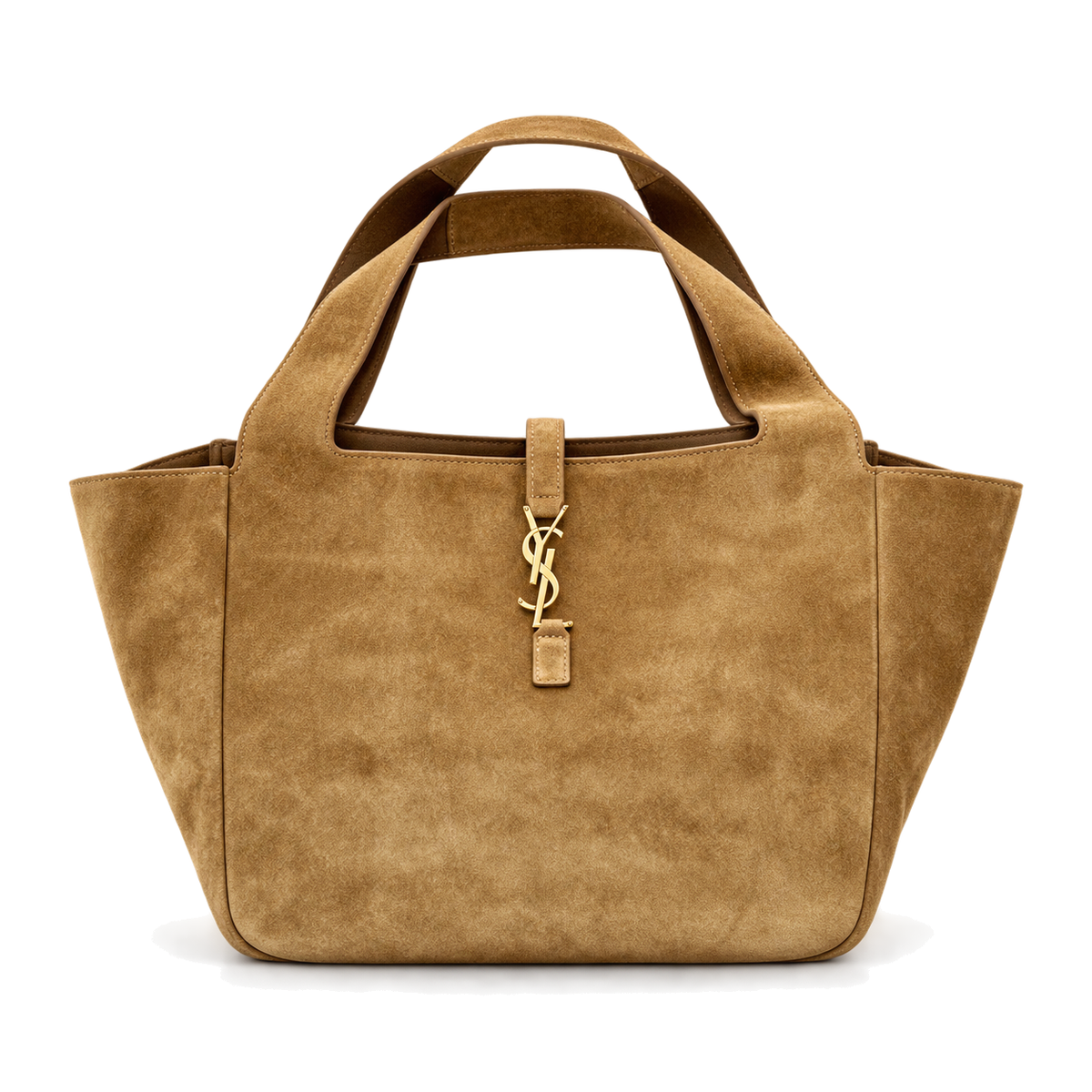 Saint Laurent YSL Bea Tote Bag – Sand Suede