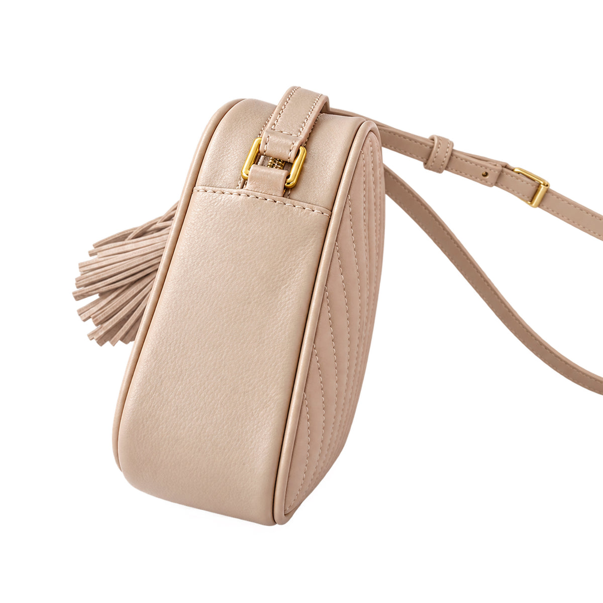 Saint Laurent YSL Lou Camera Bag – Blush Antique Gold