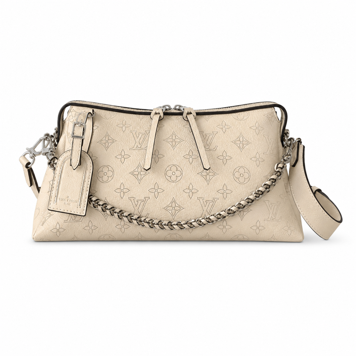 Louis Vuitton Beaubourg Hobo MM Mahina Perforated Leather Chain Bag