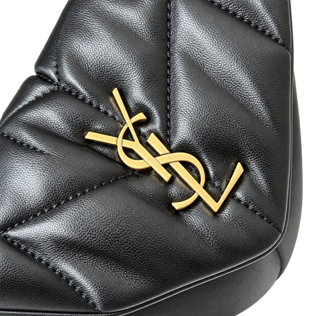 Saint Laurent YSL Loulou Puffer Bag – Black Gold