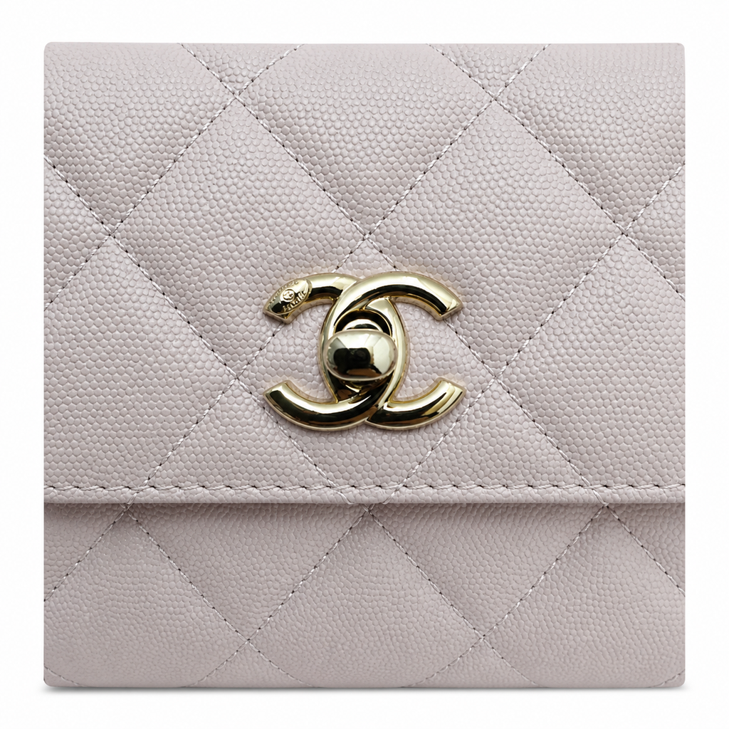 Chanel Classic CC Quilted Flap Bag | Gold Hardware & Chain — 24cm