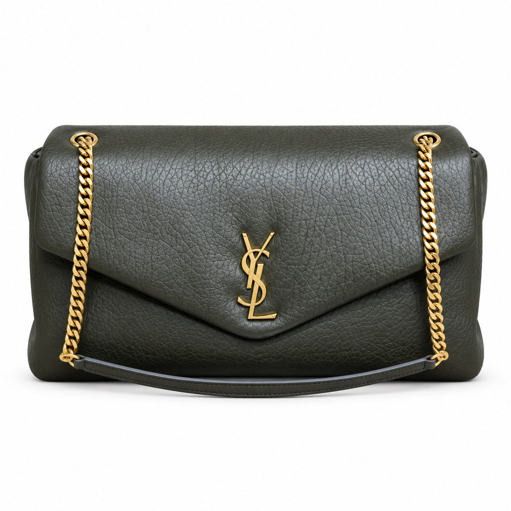 YSL Saint Laurent Calypso Bag – Khaki