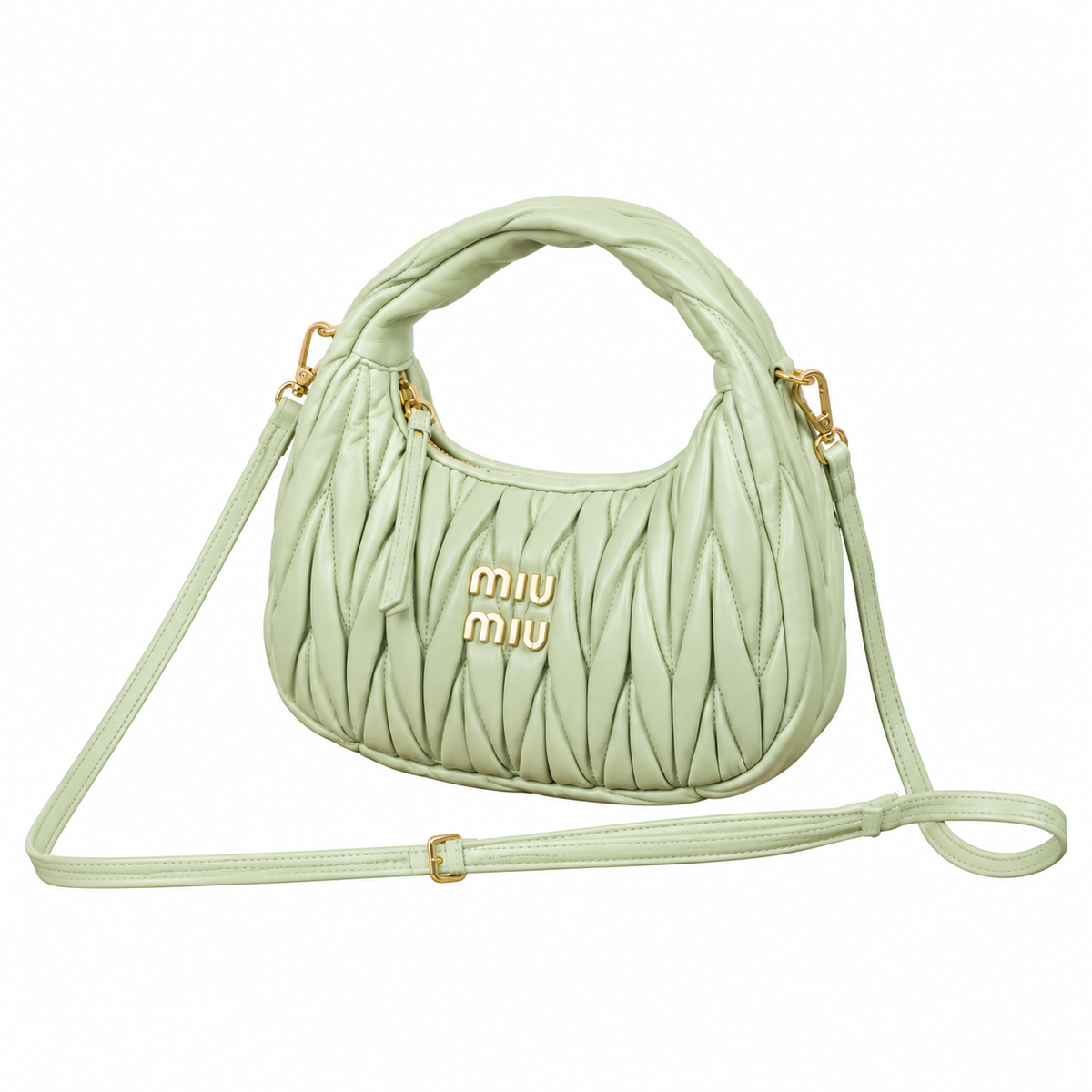 Miu Miu Convertible Leather Bag