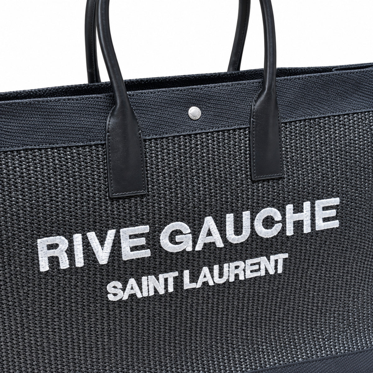 Saint Laurent Rive Gauche Large Tote Bag in Black