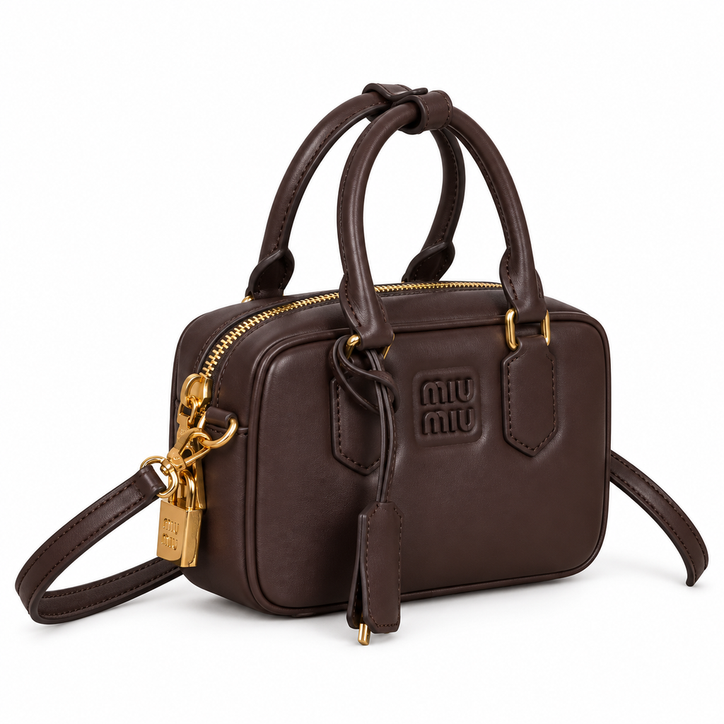 Miu Miu Matelassé Leather Sculptural Crossbody Bag