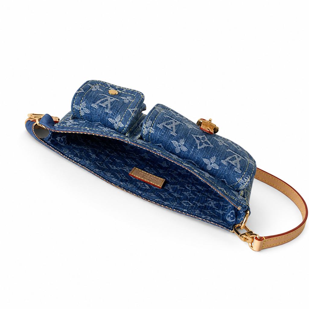 Louis Vuitton Pochette – Monogram Denim Double Pocket