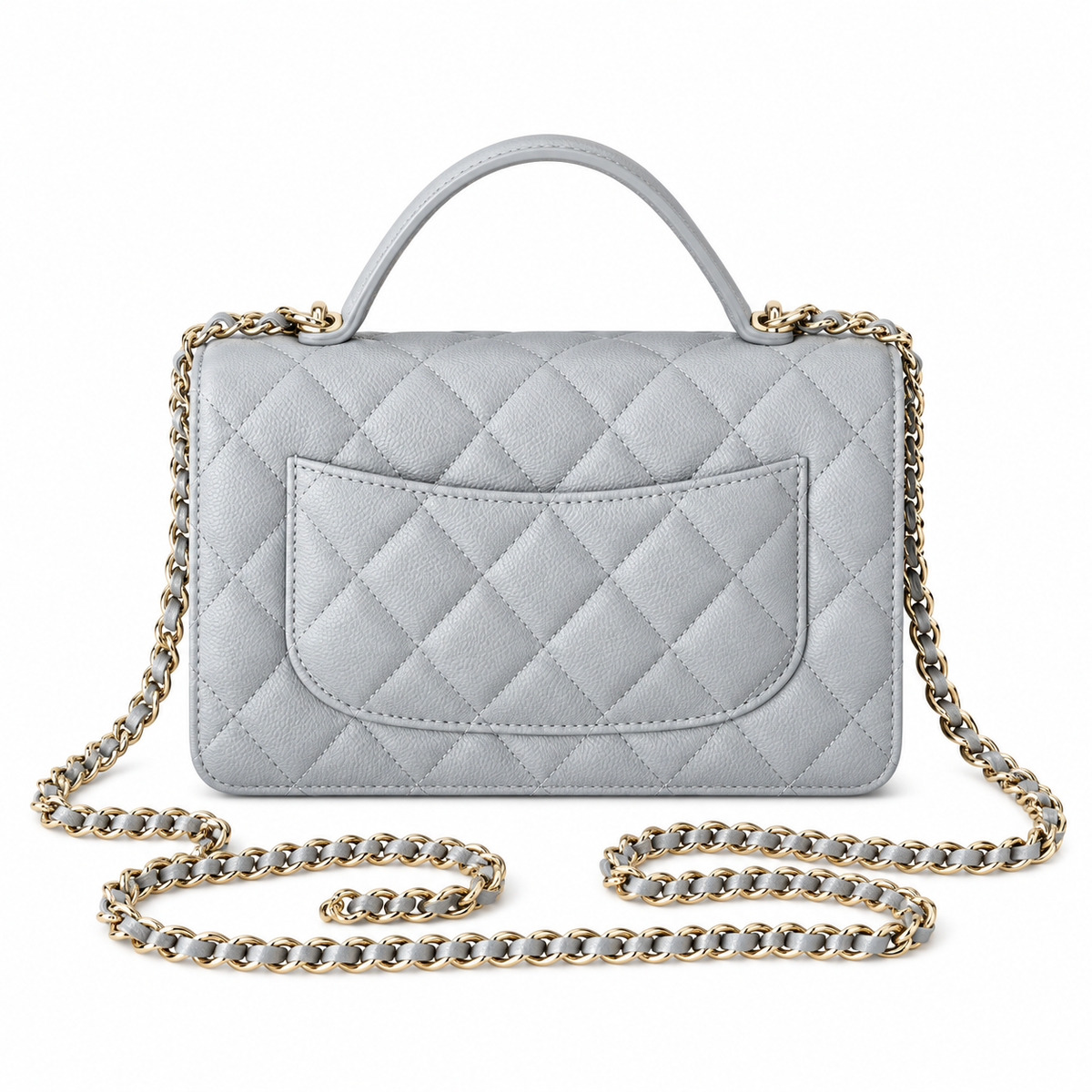 Chanel Quilted Chain Flap Bag 18.5cm