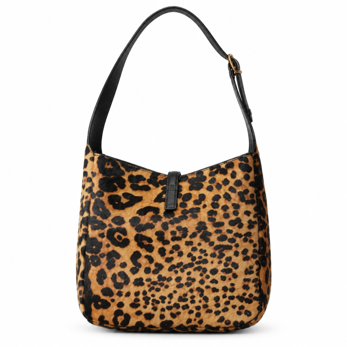 Saint Laurent YSL Le 5 à 7 Hobo – Leopard Gold