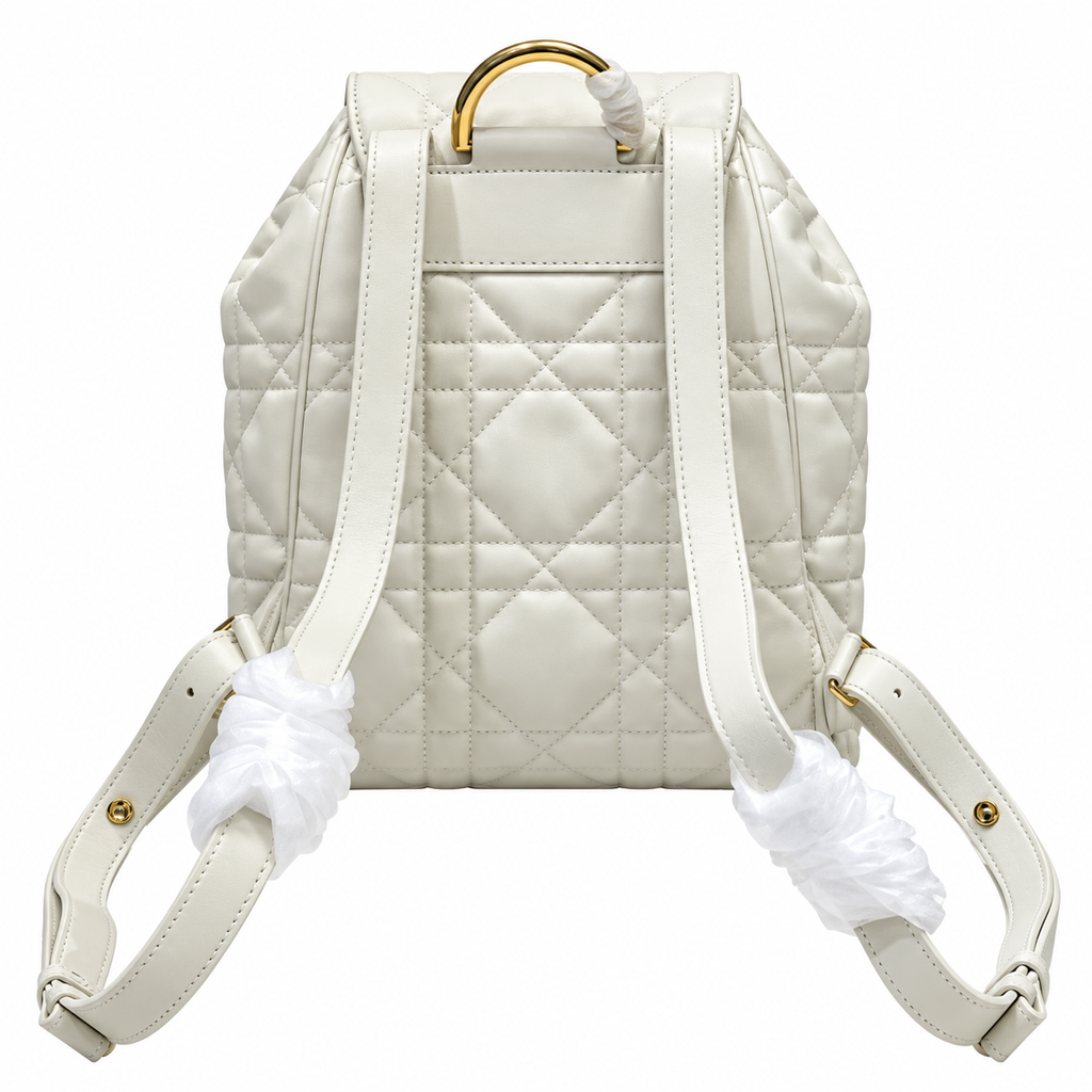 Dior Cannage Quilted Commuter Backpack 23cm
