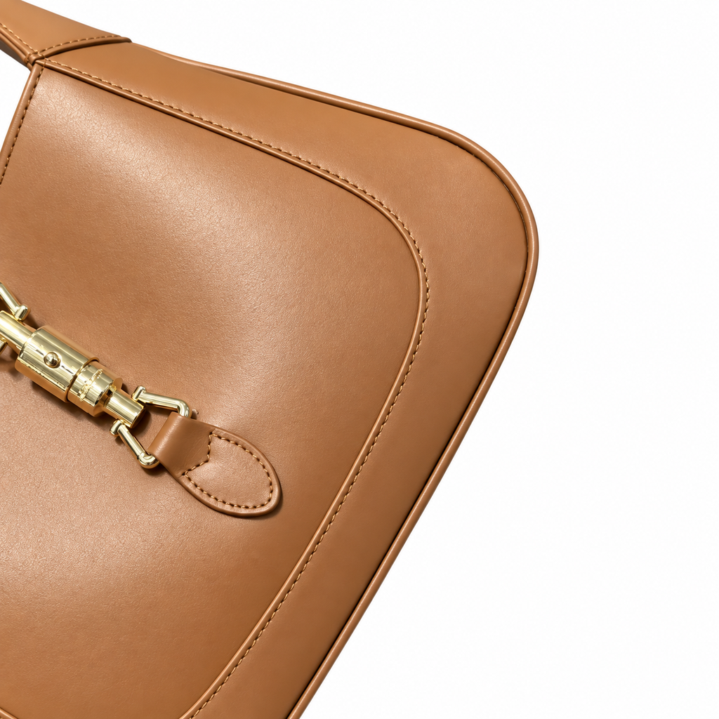 Gucci Jackie 1961 Small Hobo in Camel Tan Leather with Tab Closure