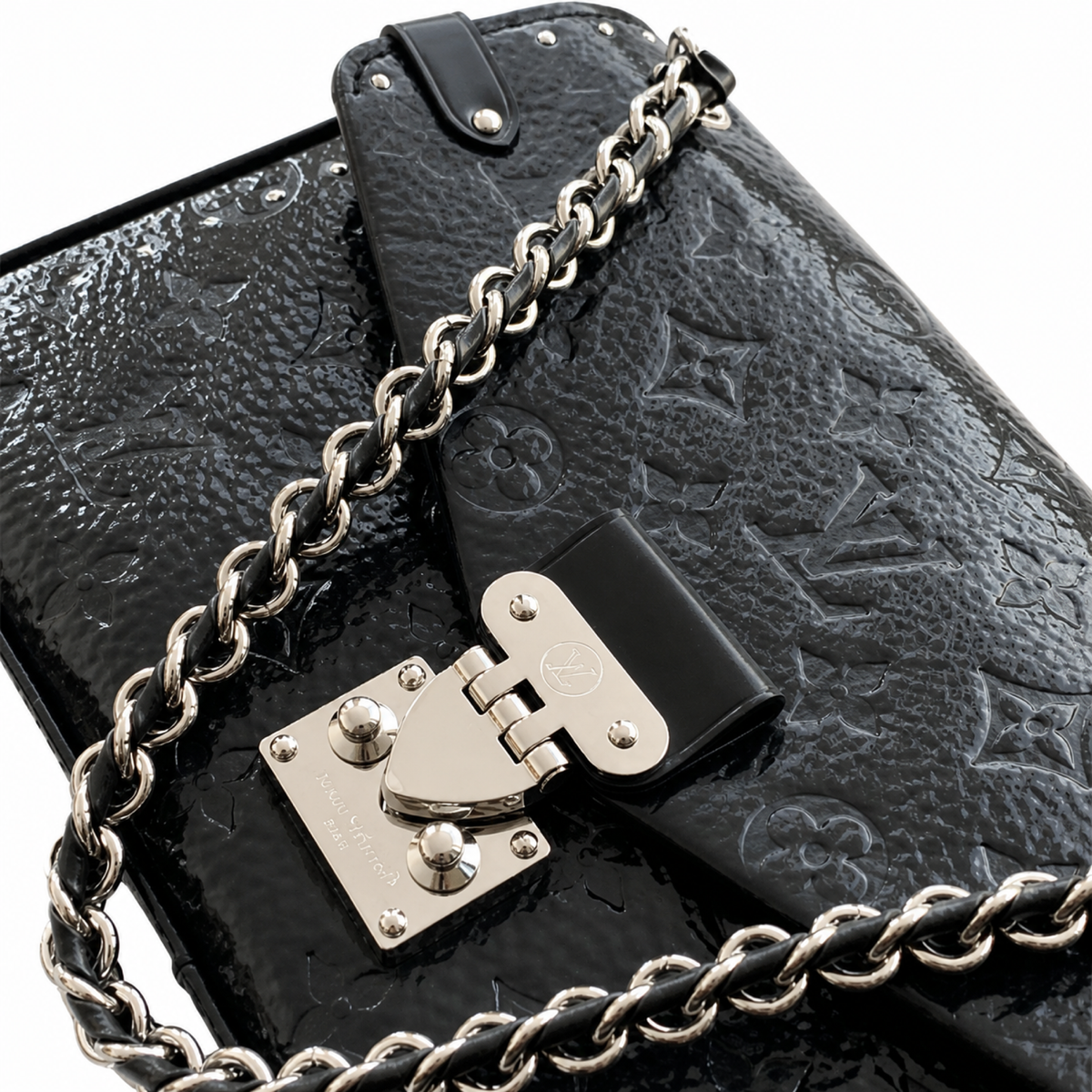 Louis Vuitton Monogram Vernis Chain Shoulder Bag – Black