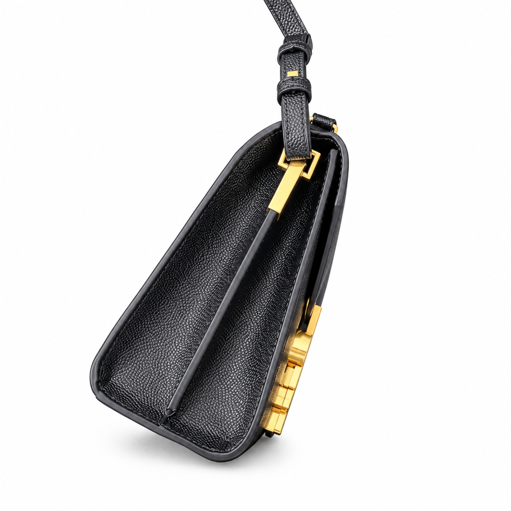 Saint Laurent YSL Cassandre Mini – Black Gold