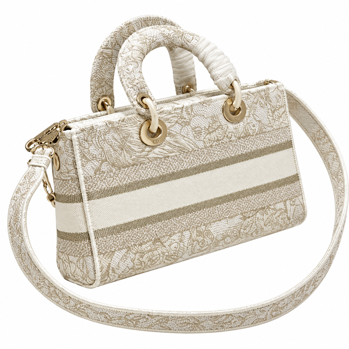 Dior Cannage Quilted Evening Top Handle Bag 26cm