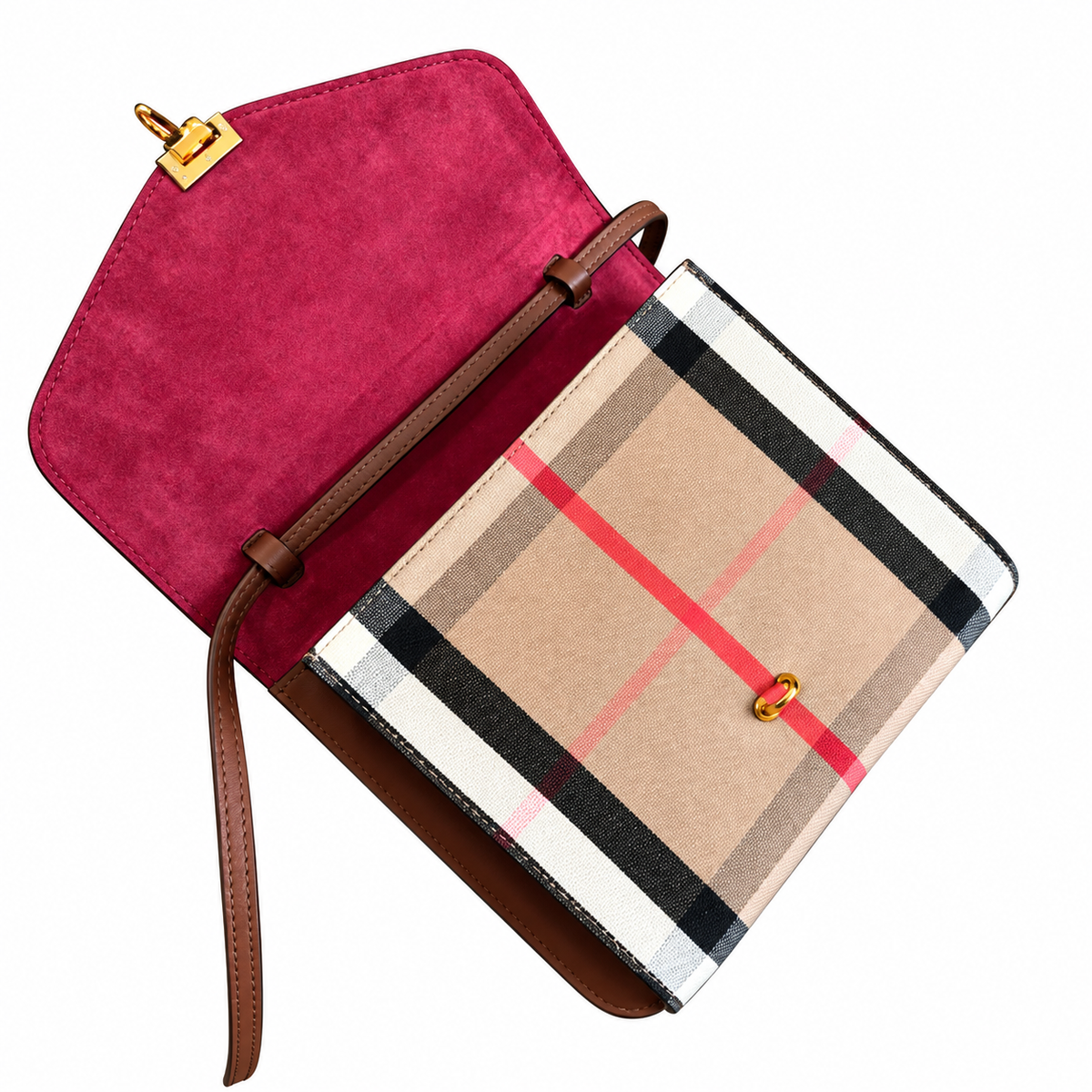 Burberry Heritage Check Crossbody Bag