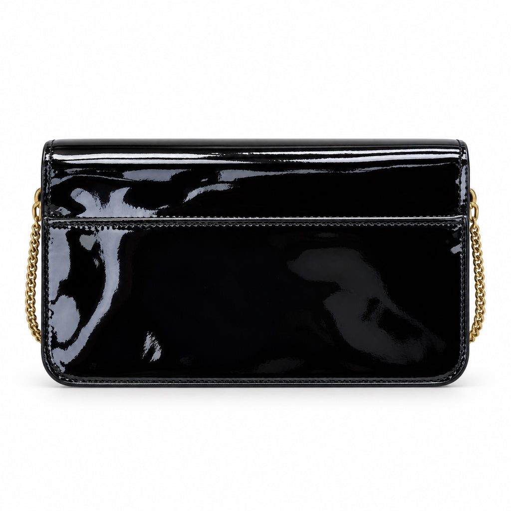 Saint Laurent Manhattan Chain Wallet Bag in Black
