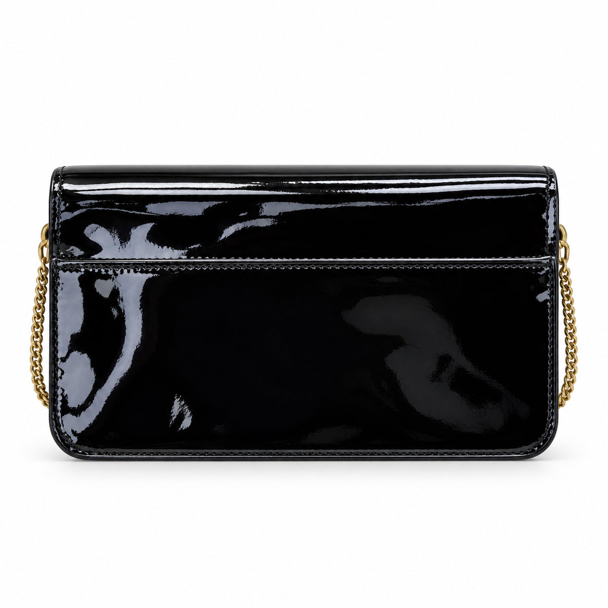 Saint Laurent Manhattan Chain Wallet Bag in Black