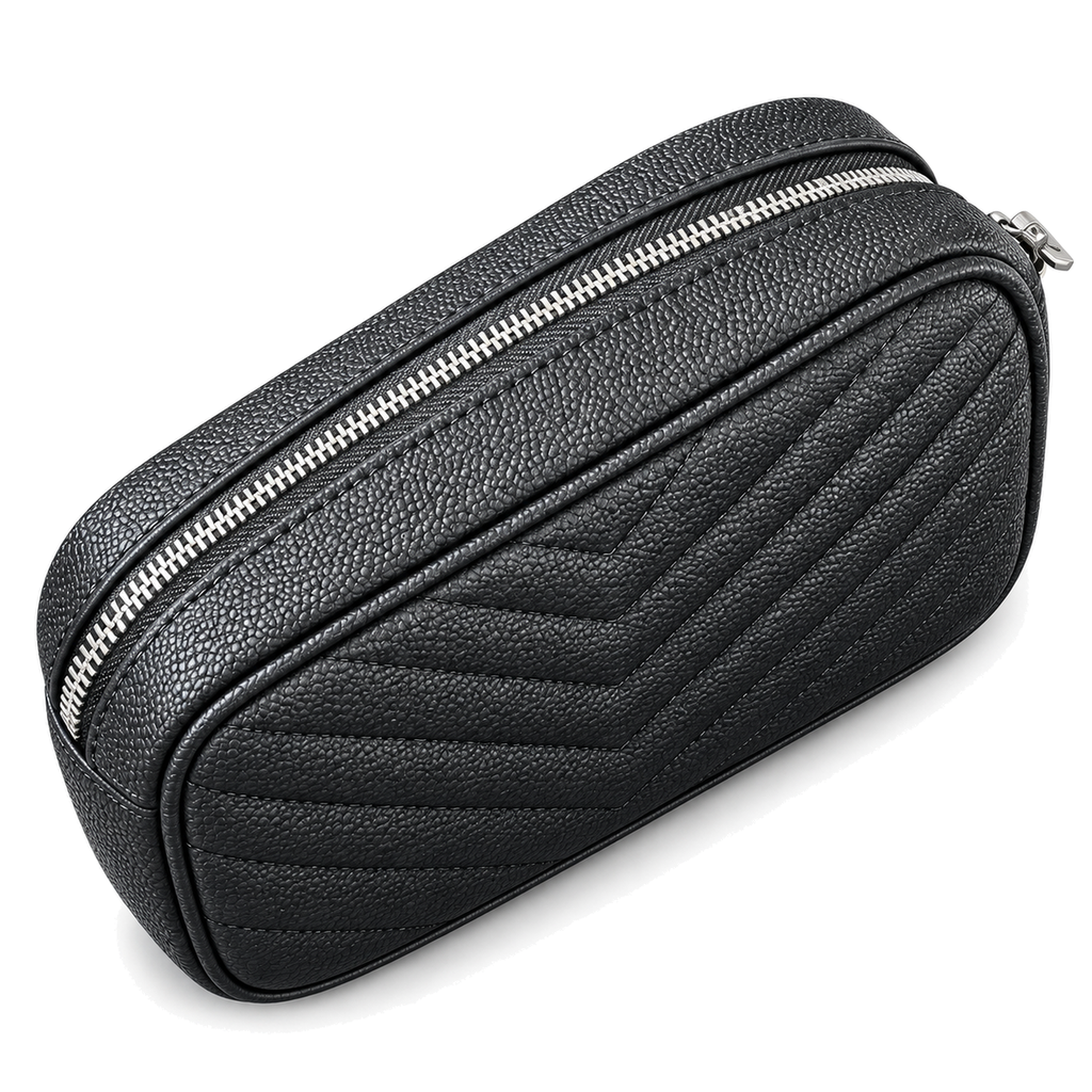 Saint Laurent YSL Lou Mini Camera Bag – Black Silver