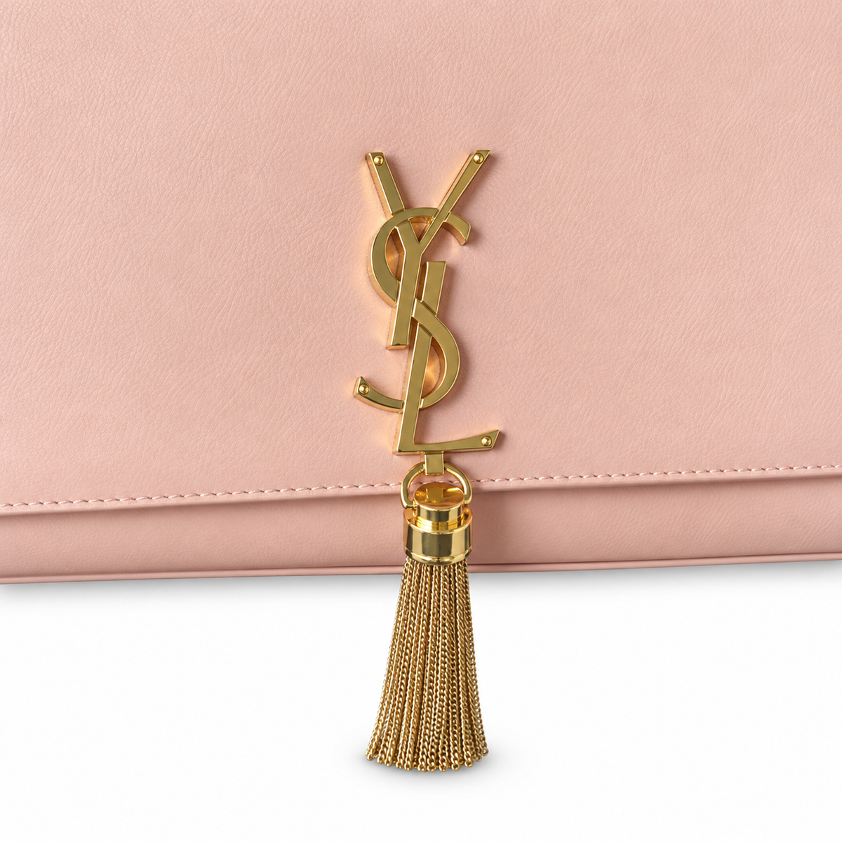 Saint Laurent YSL Kate Tassel Chain Bag – Blush Pink