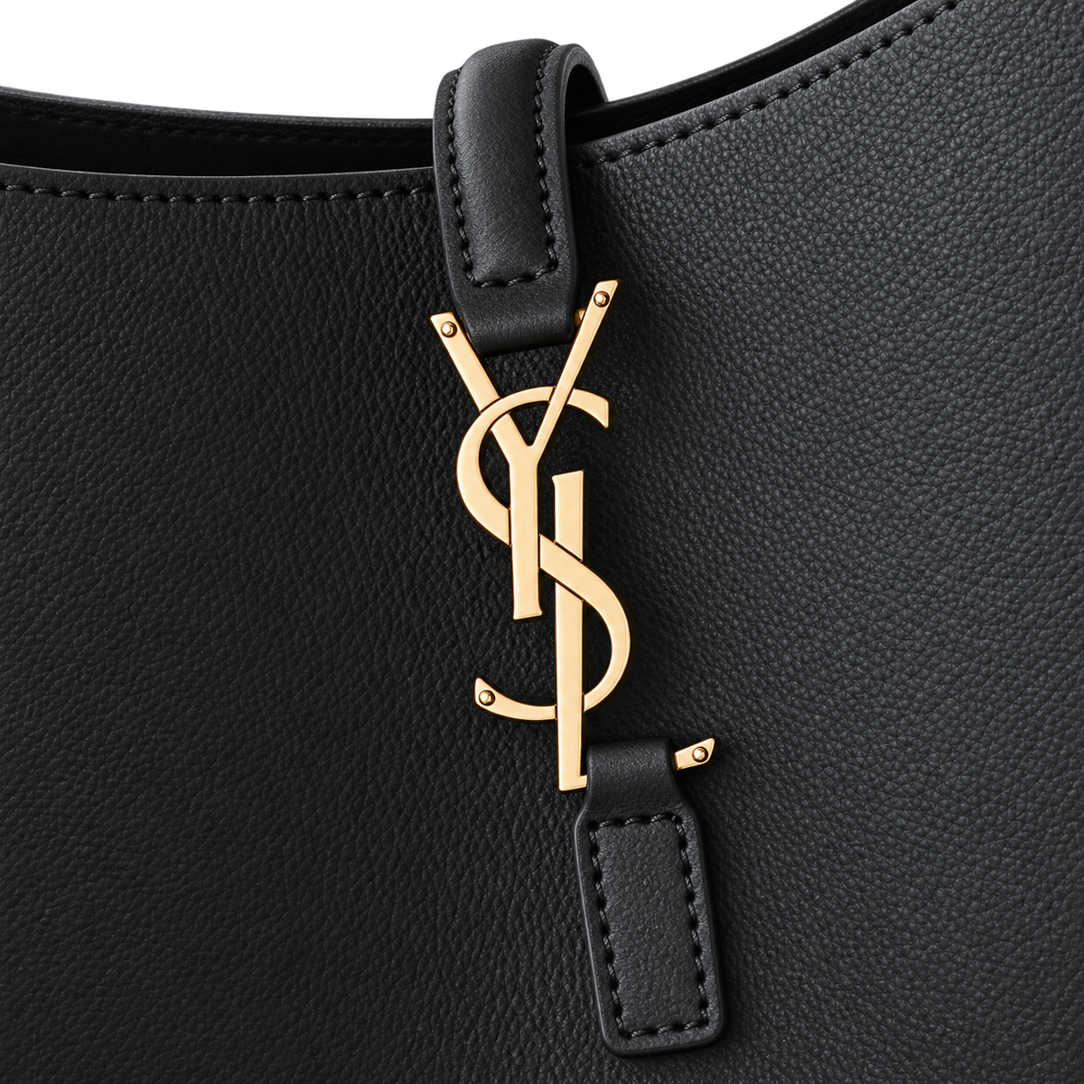 Saint Laurent YSL Le 5 à 7 Hobo – Black Gold